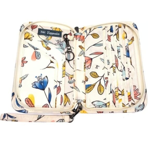 Lug Zeppelin RFID Wristlet Wallet Hummingbird Floral - Picture 2 of 8